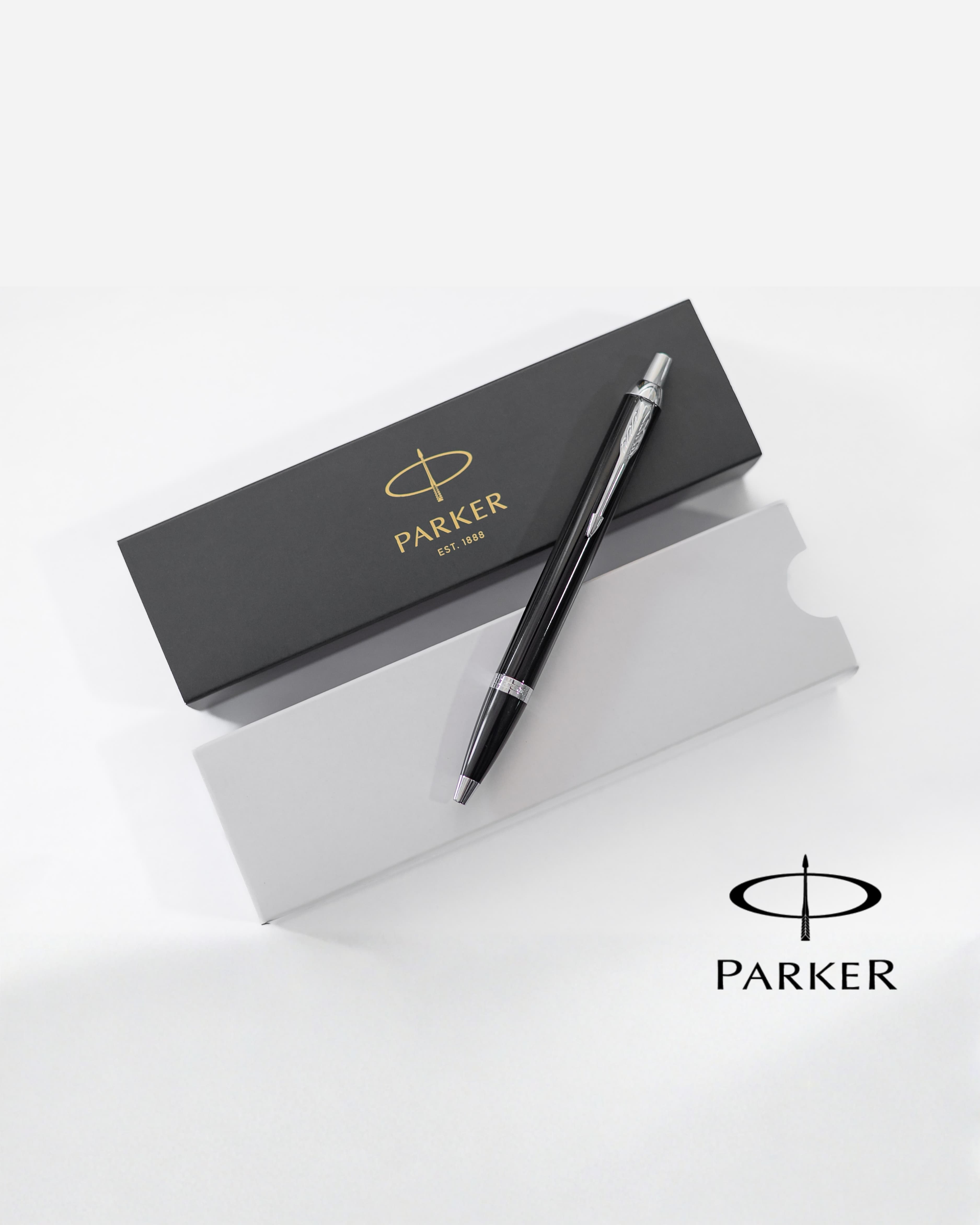 Parker IM Black Chrome Trim Ballpoint Pen — photo 2