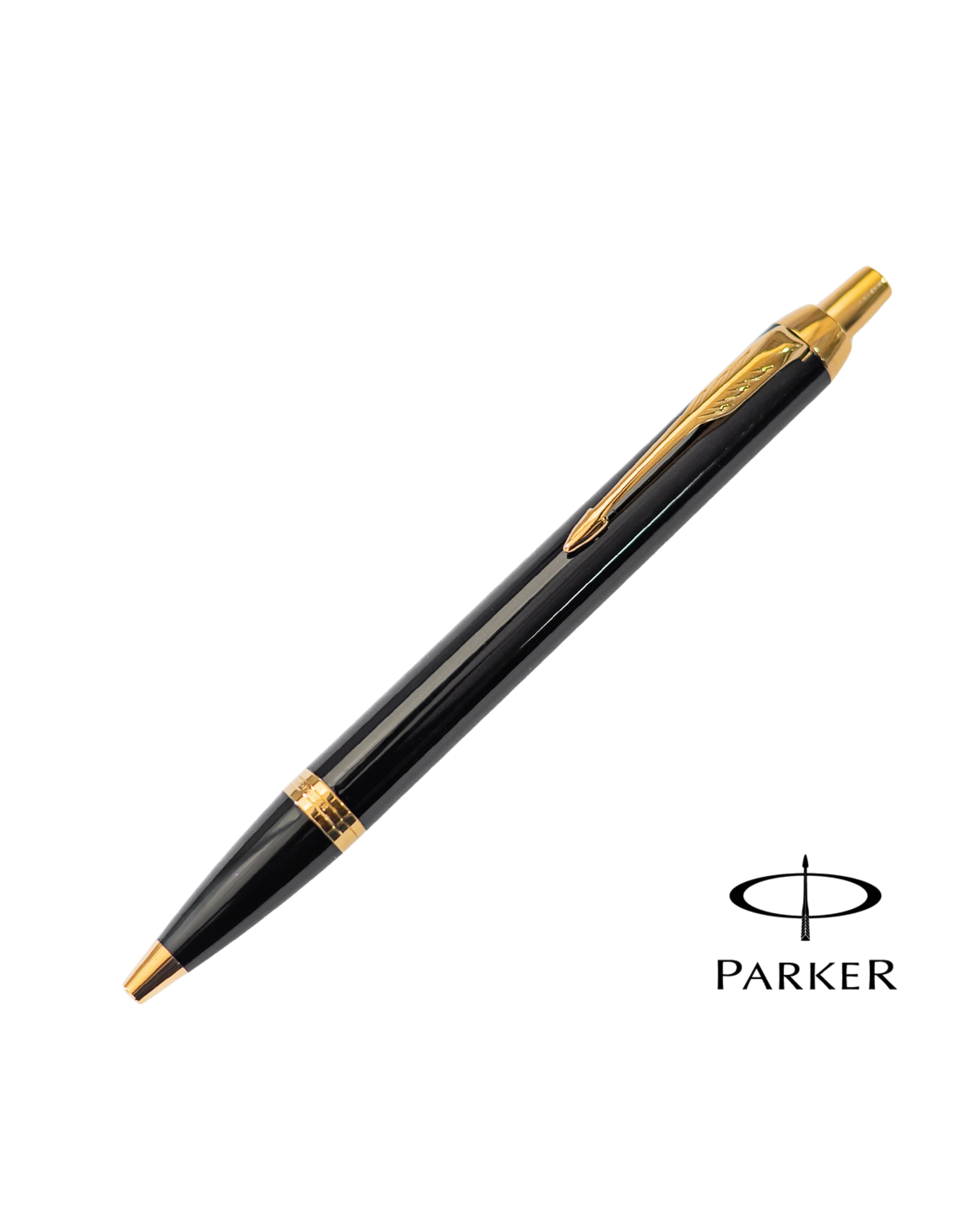 Parker IM Black Gold Trim Ballpoint Pen — photo 1