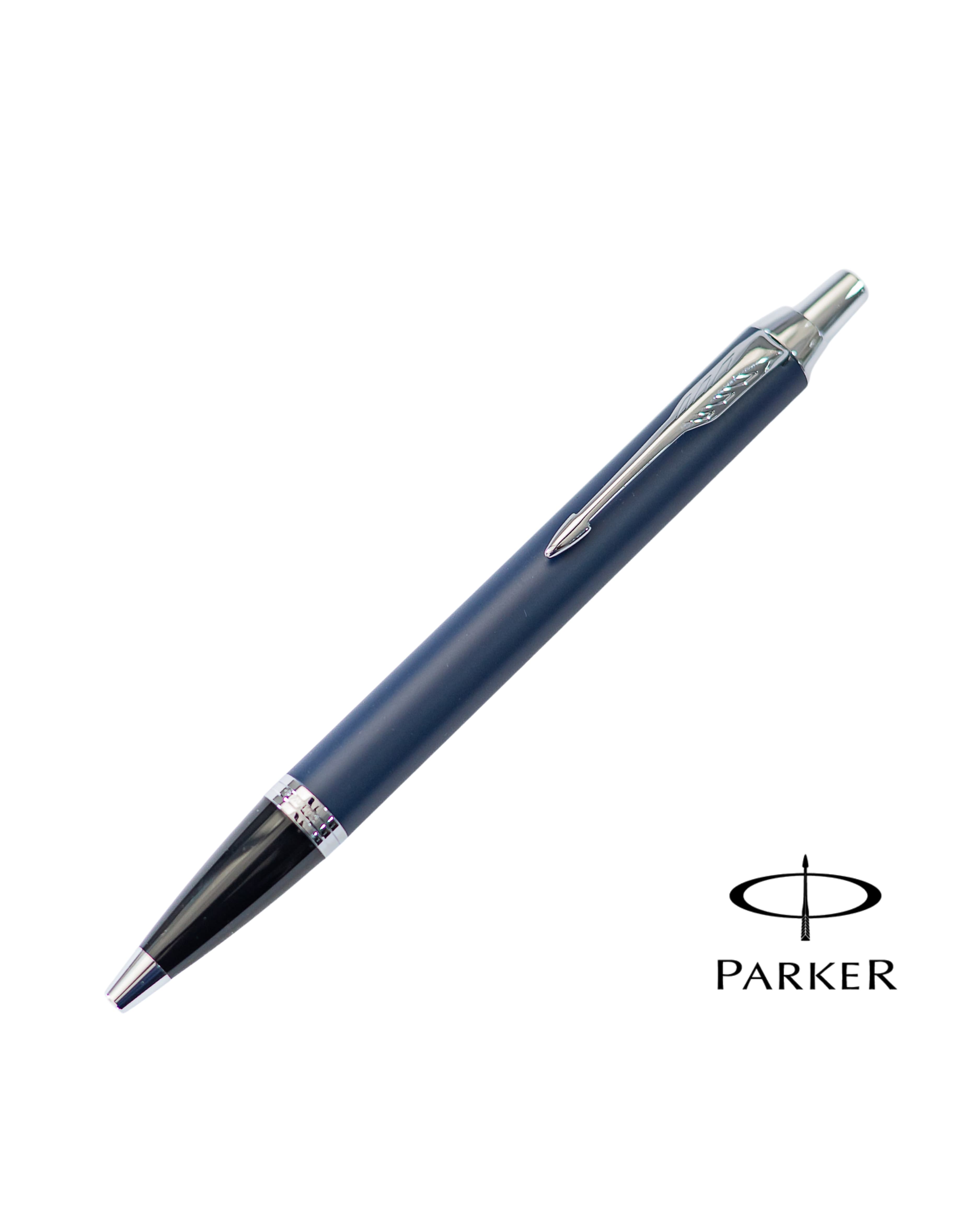 Parker IM Blue Chrome Trim Ballpoint Pen — photo 1