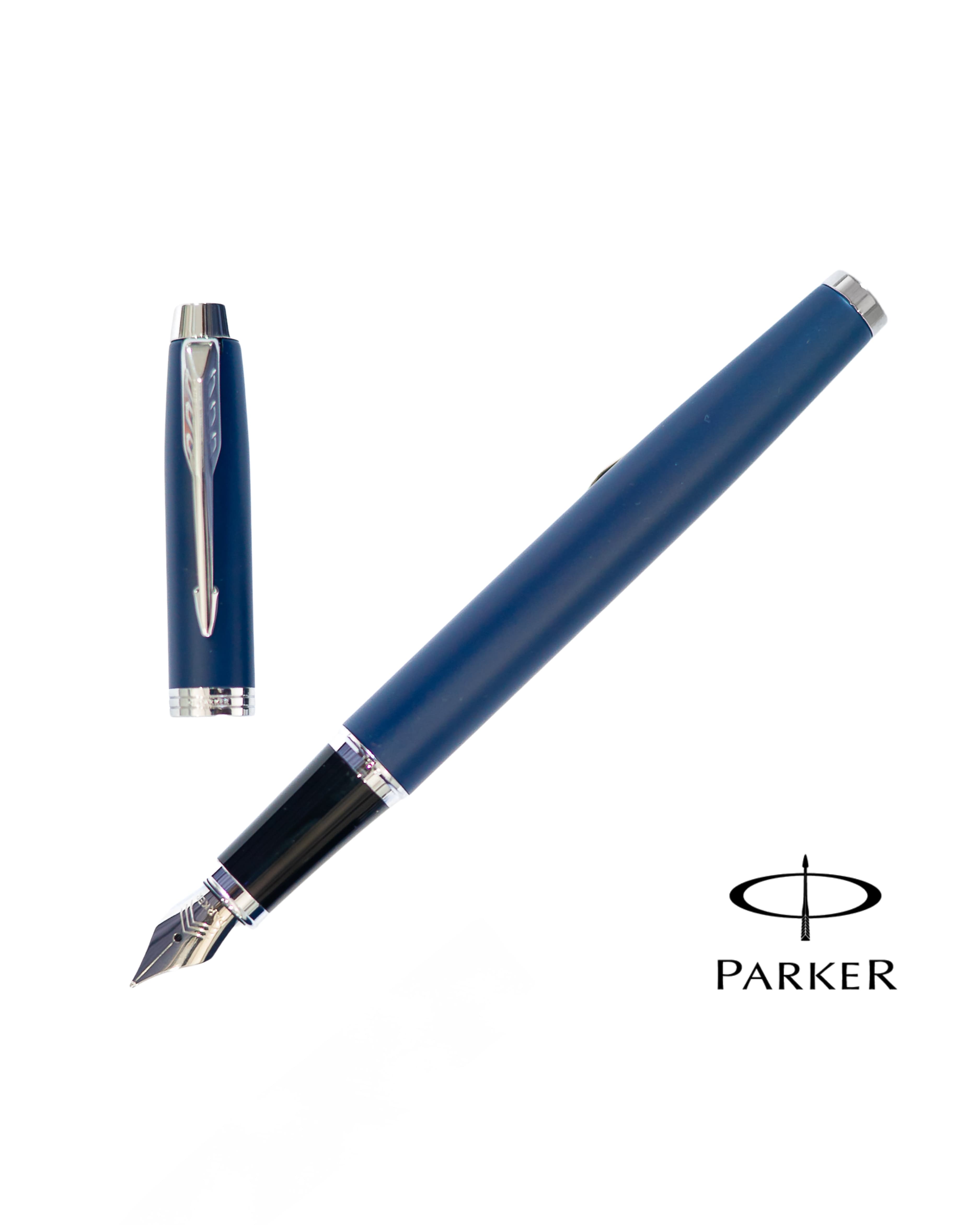 Parker IM Blue Chrome Trim Fountain Pen — photo 1