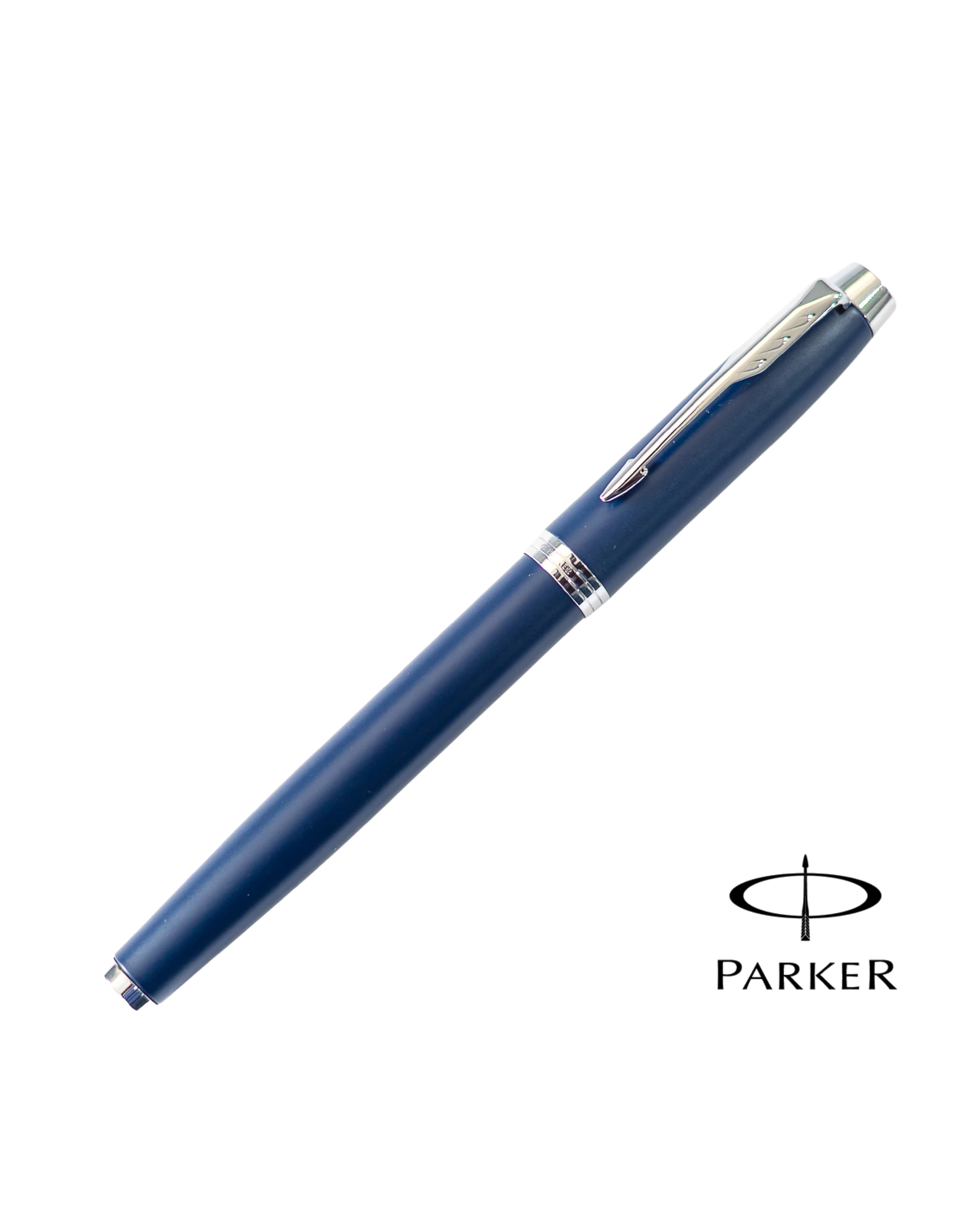 Parker IM Blue Chrome Trim Rollerball Pen — photo 2