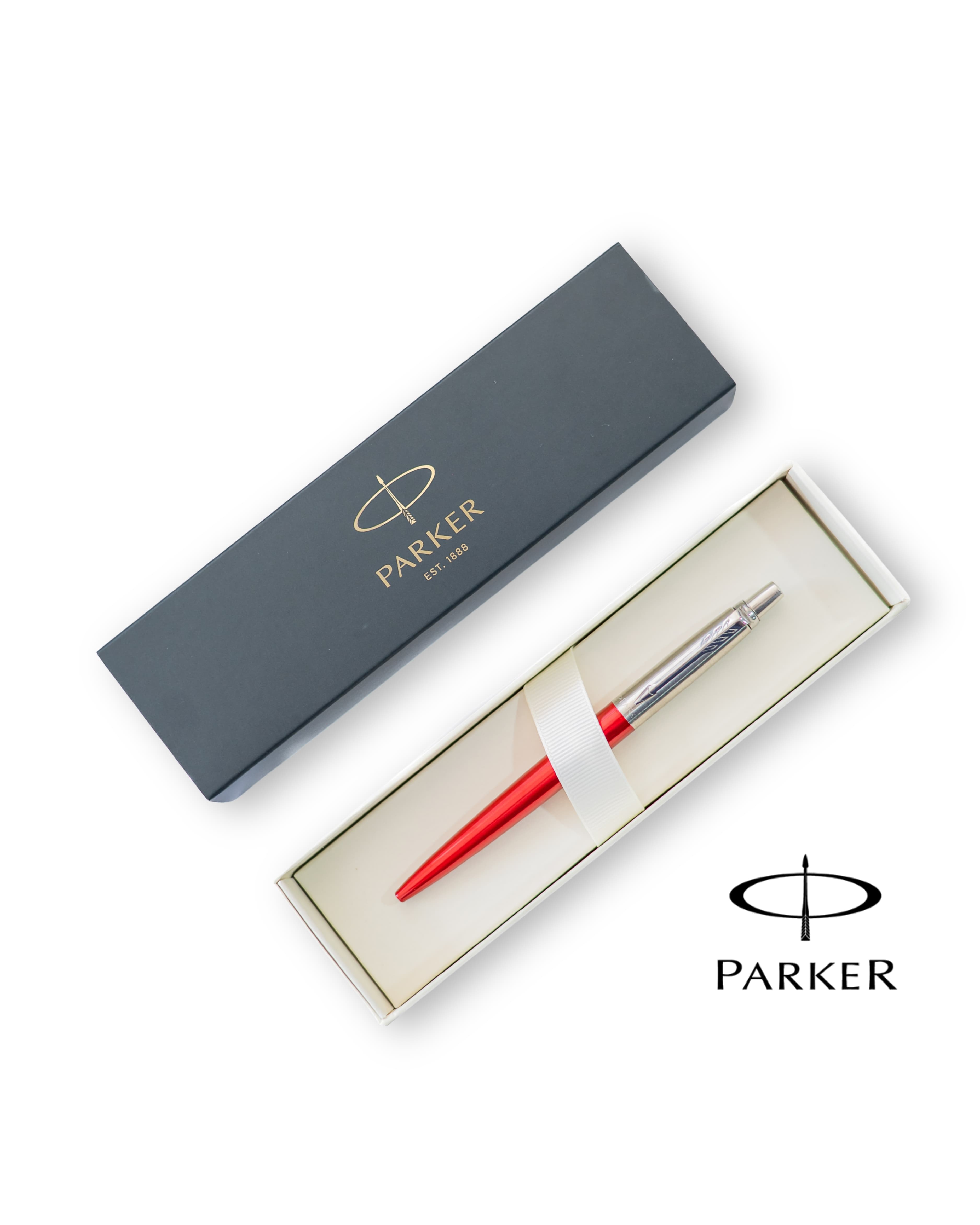 Parker JOTTER Kensington Red Chrome Trim Ballpoint Pen — photo 2