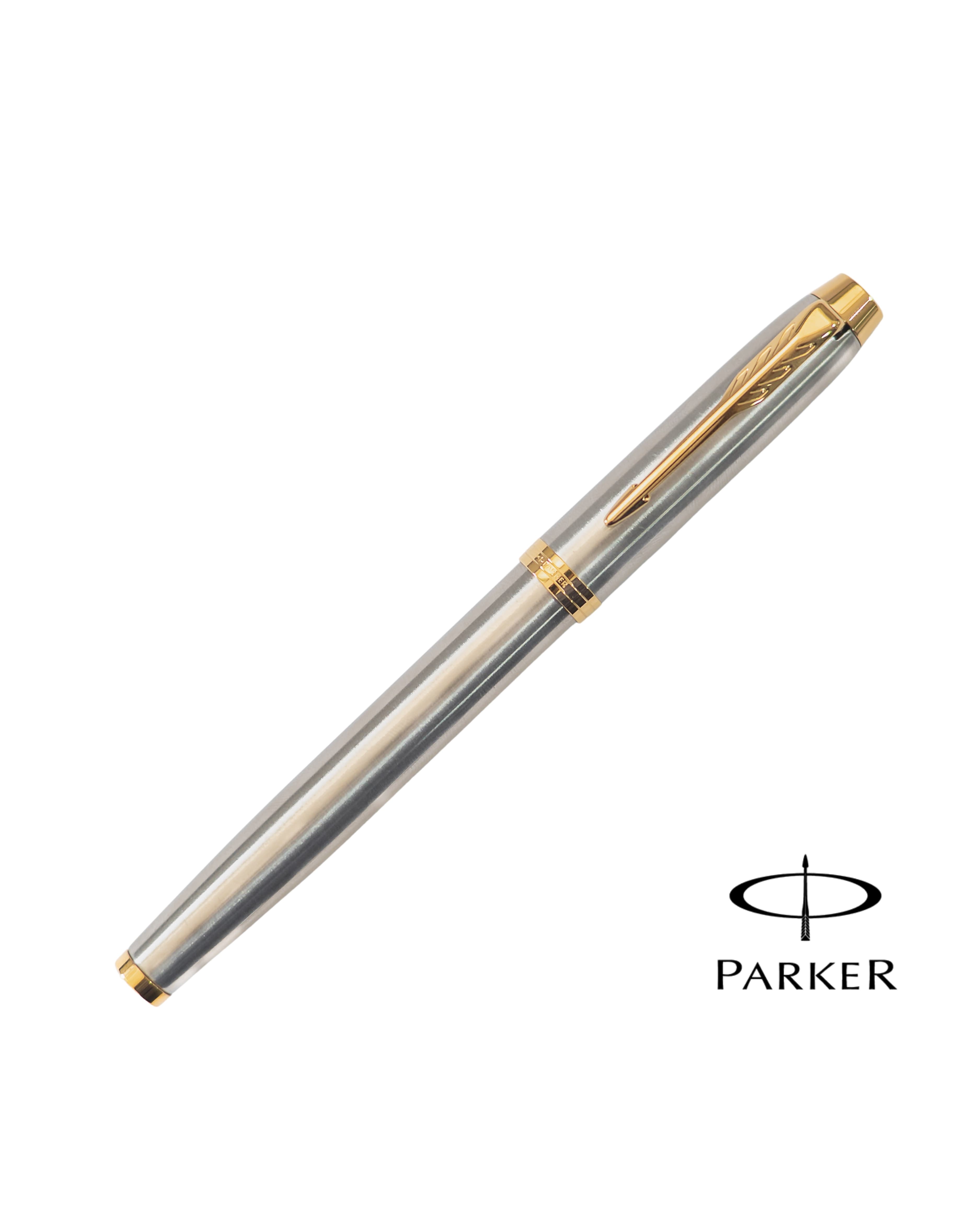 Parker IM Brush Gold Trim Rollerball Pen — photo 2