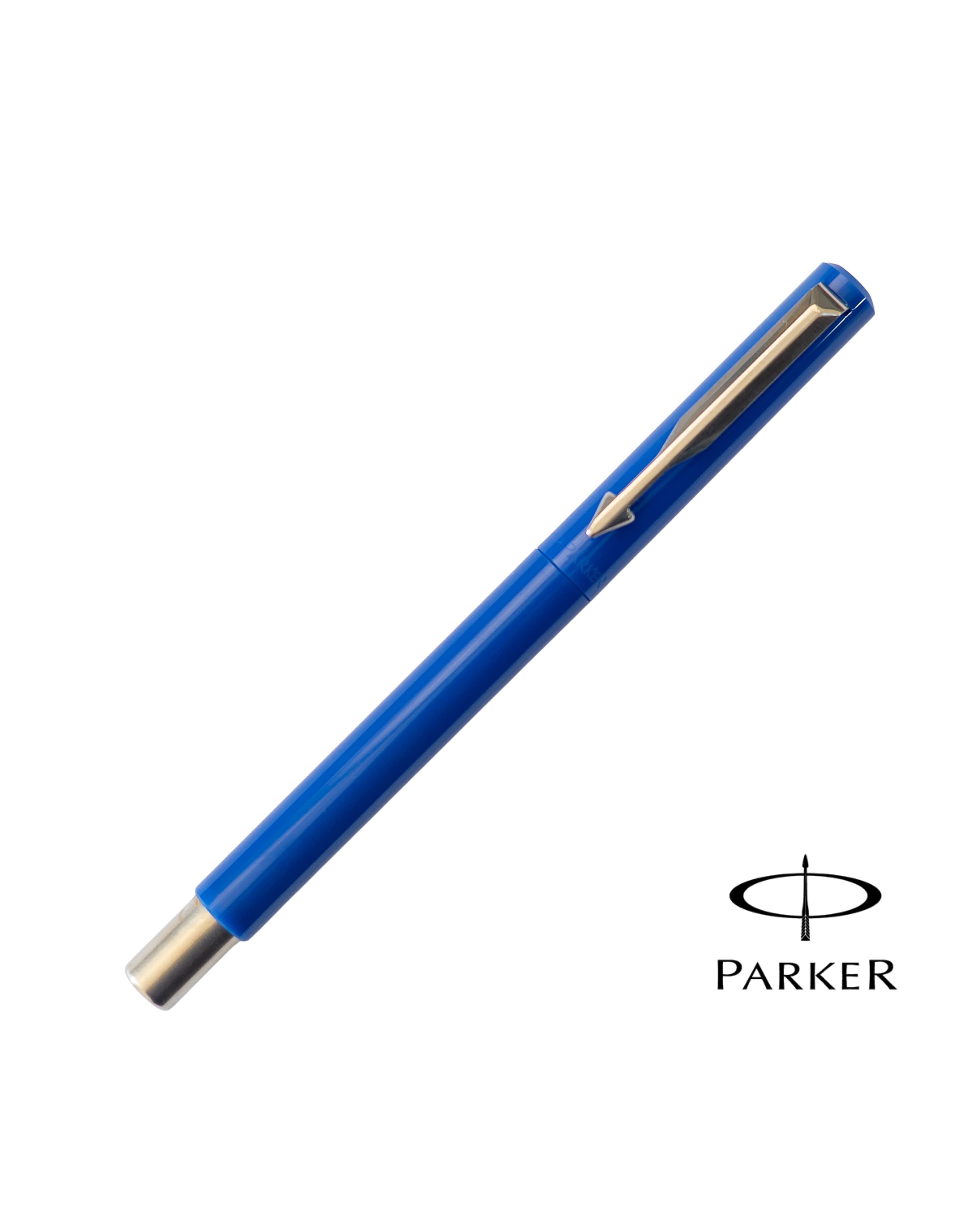 Parker VECTOR Chrome Trim Blue Fountain Pen — photo 2