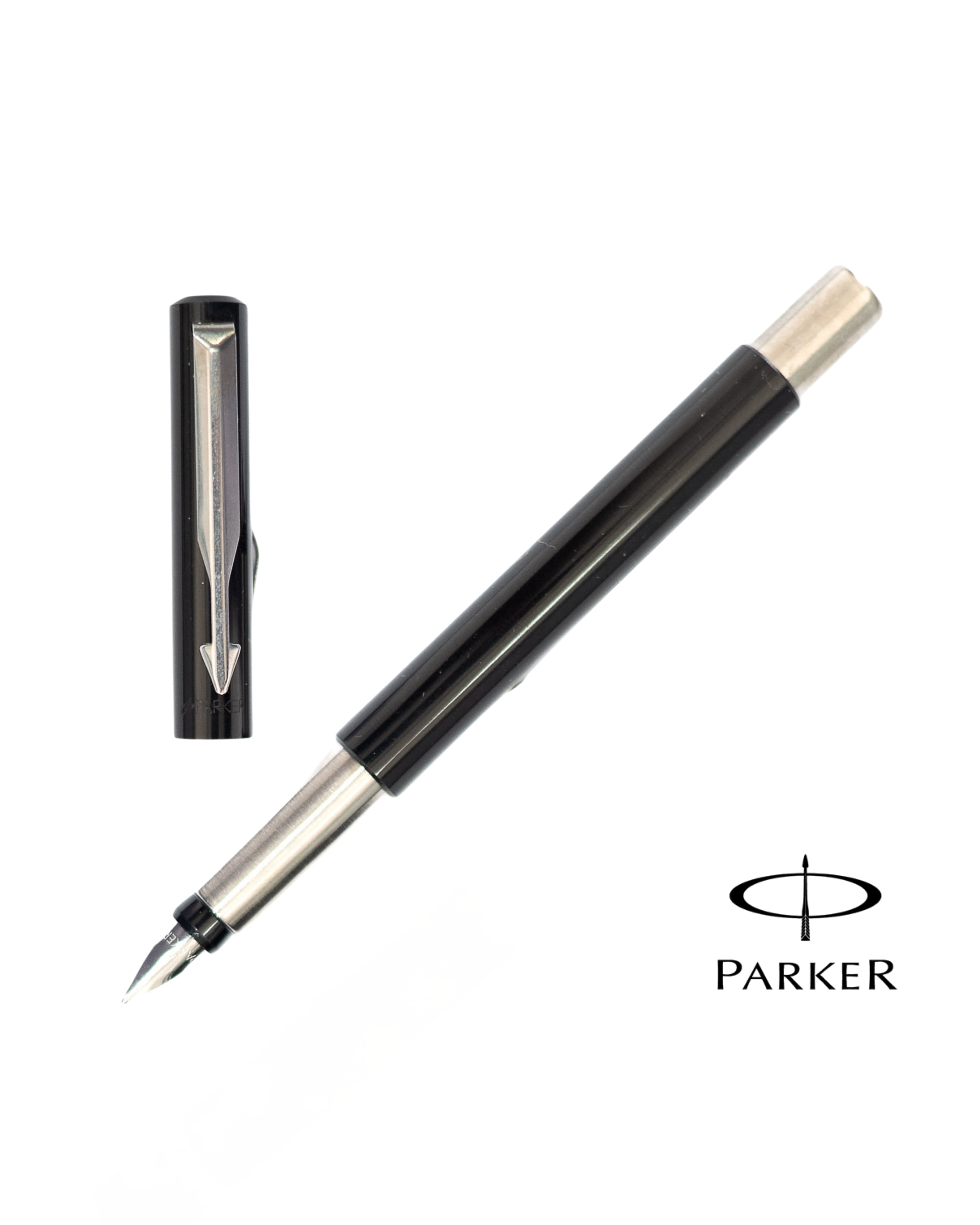 Parker VECTOR Chrome Trim Black Fountain Pen — photo 1