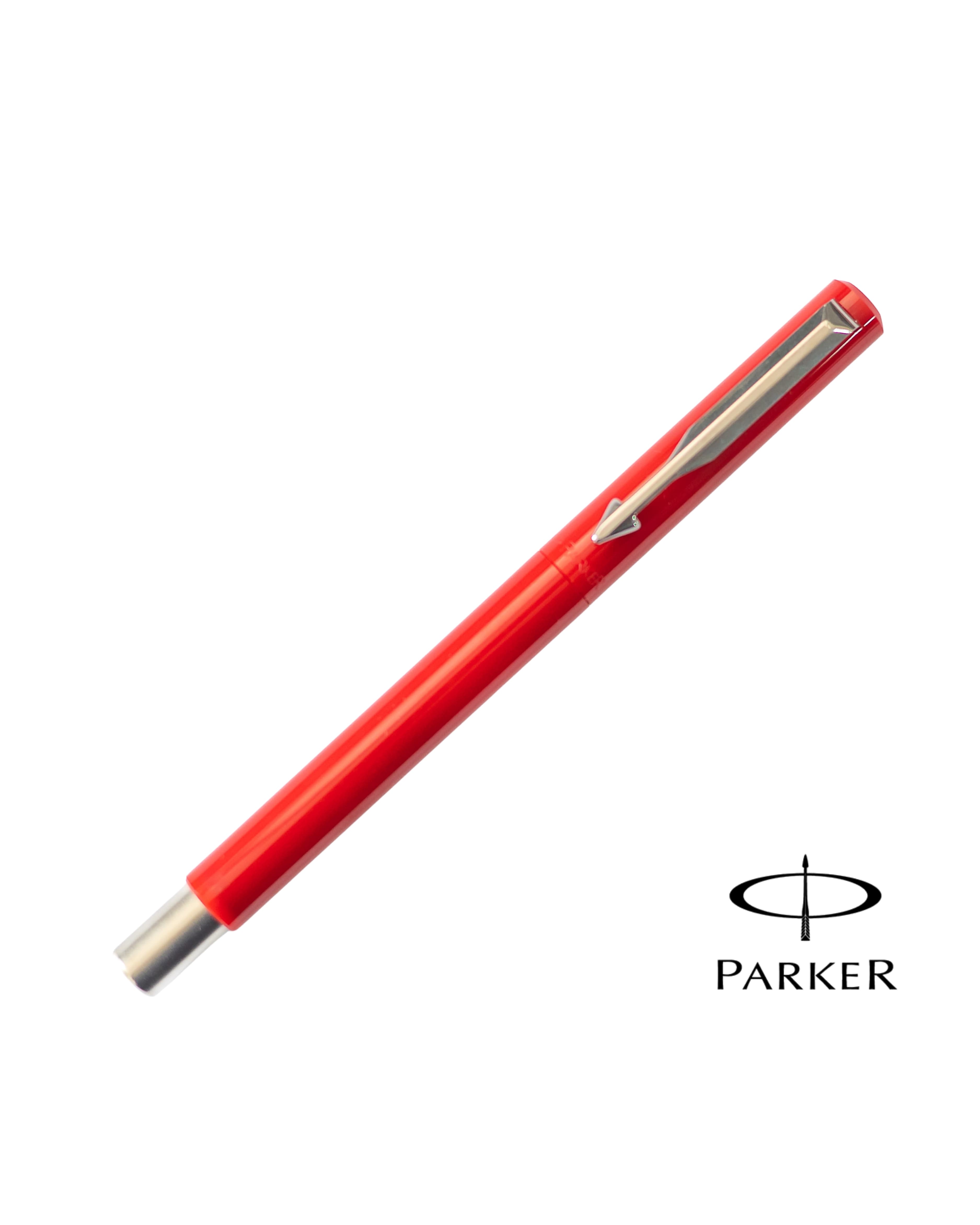 Parker VECTOR Chrome Trim Red Fountain Pen — photo 2