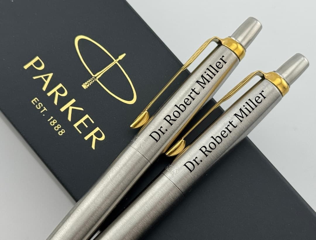 Customized pen with engraved name